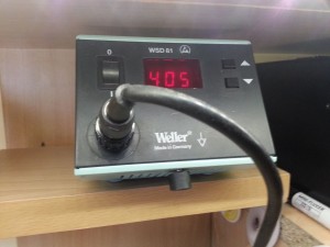 Per saldare i faston ci vuole una temperatura un po' più alta